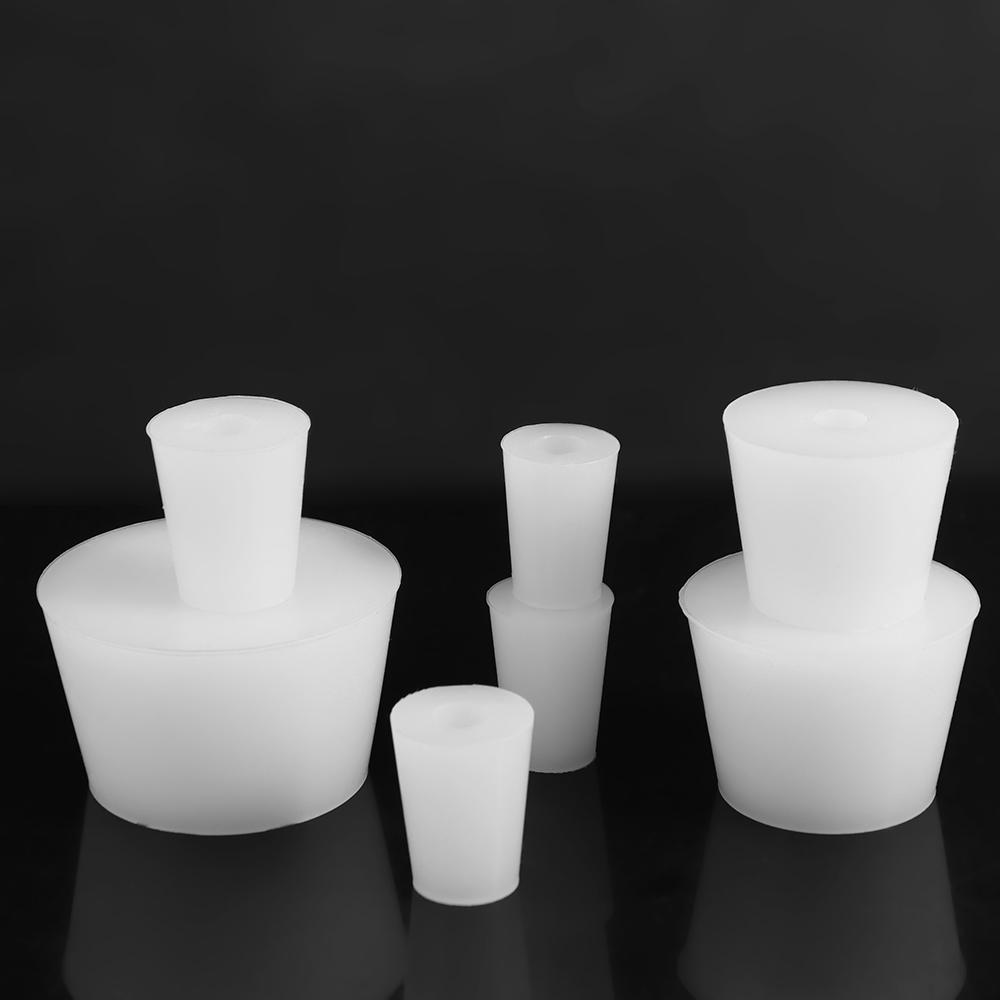 Полая силиконовая бутылка с широким горлом, коническая пробирка, силиконовая пробка, крышка для ферментера, пробка для бутылки