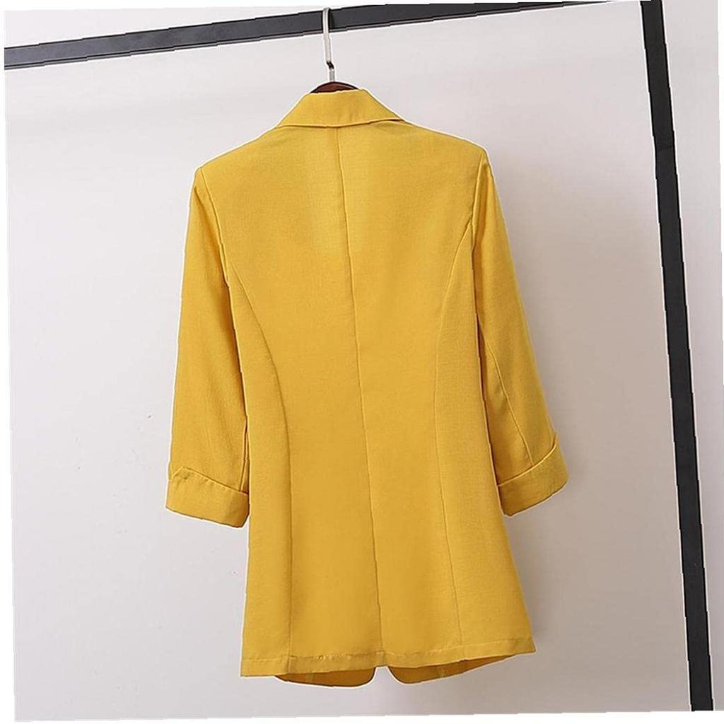 Женский цветной модный хлопковый льняной пиджак в пальто большого размера вскользь