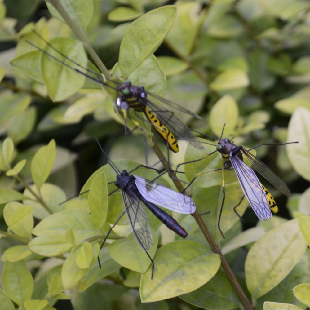 4 шт. Реалистичная Мини-Игрушка Животное-Насекомое Пчела Улитка Богомол Симуляция Украшения Фигурка Насекомого Садовый Акцент Настенное Украшение