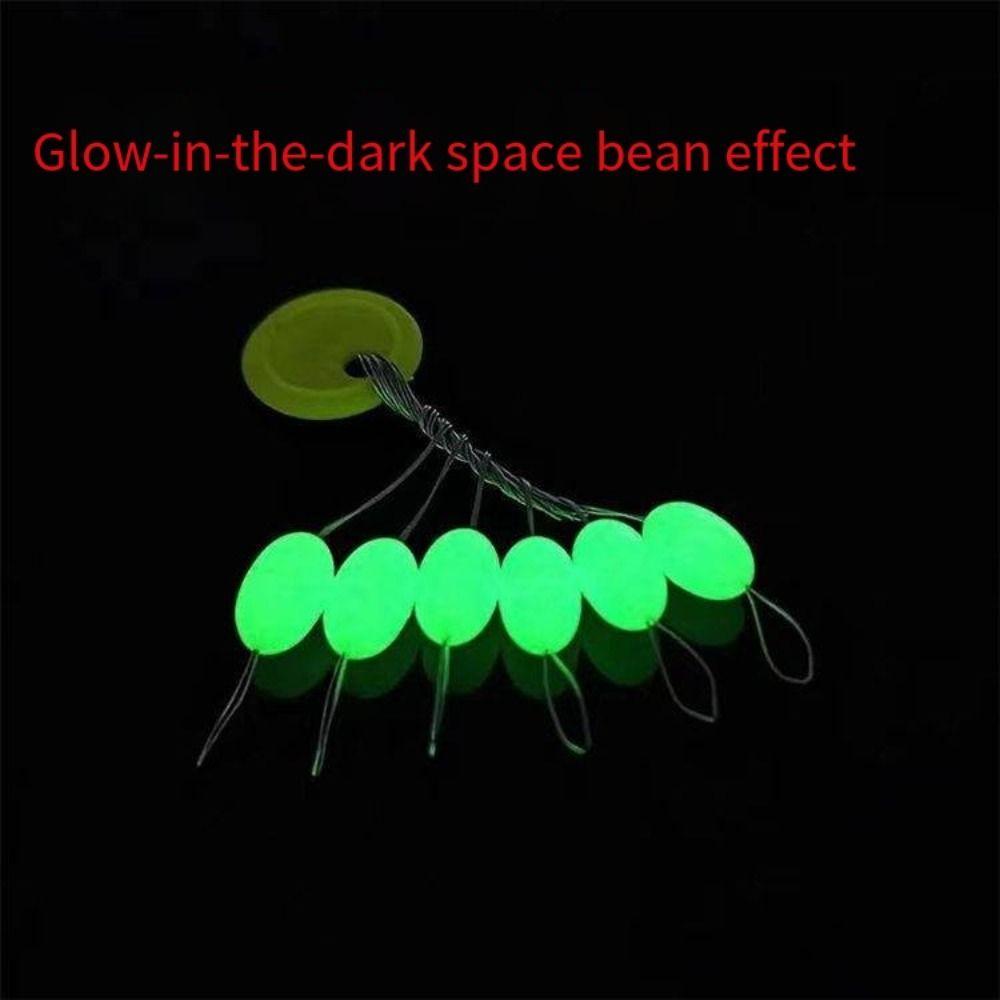 Tool Fishing Beans Luminous Space Beans Rubber Stopper Big Space Beans Big Line Stop Space Beans