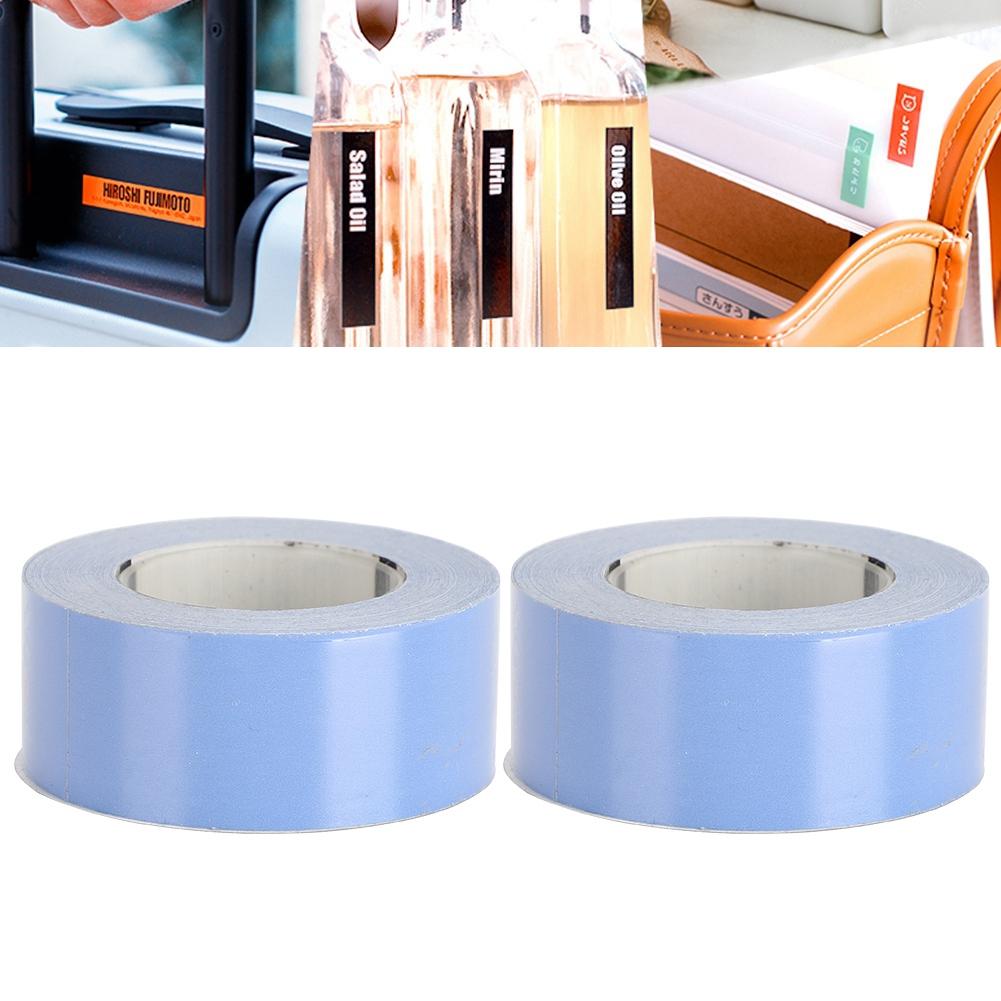 2 упаковки печатной этикеточной ленты для этикетировочной машины KINGJIM TEPRA LR5C Термобумага Офисные принадлежности (EQT15B)