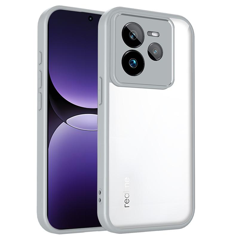 Transparent Silicone Case For Realme GT 7 6 6T 7T GT7 Pro GT7T GT6T PC Back TPU Bumper Shockproof Clear Phone Cases Cover