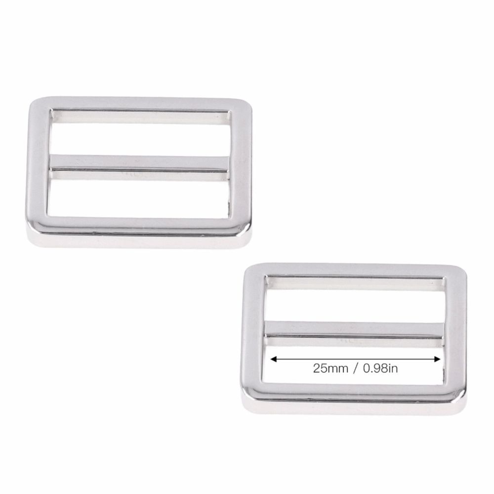 10pcs Durable Metal Metal Slide Buckle Wear Resistant Adjustable Buckle DIY Project