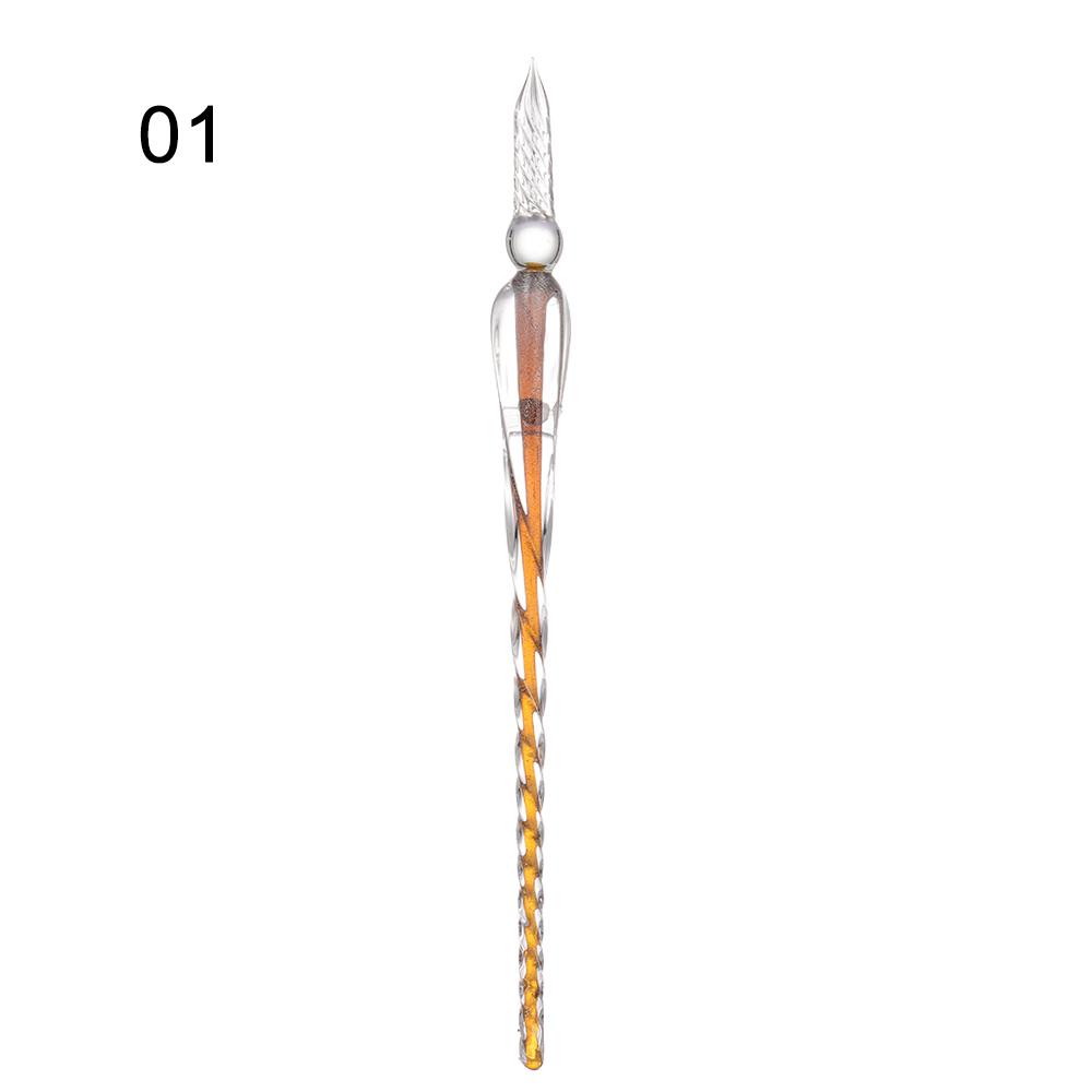 Pen Handmade Crystal Pen 0.7mm Vintage Dipping Pen Glass Dip Pen Signature Pen Fountain Pens