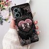 For Xiaomi Redmi Note 11E 5G Case Popular Flower Love Heart Soft Silicone Capa Back Cover For Xiaomi Redmi 10 11 Prime 5G Bumper