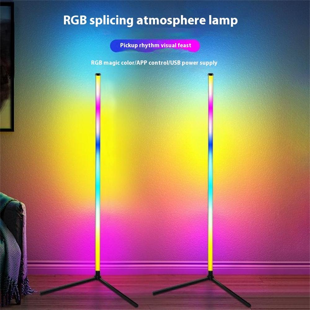 KBB-20 2 шт. настенный угловой звукосниматель RGB атмосферный светильник L-образное основание сращивание напольный светильник