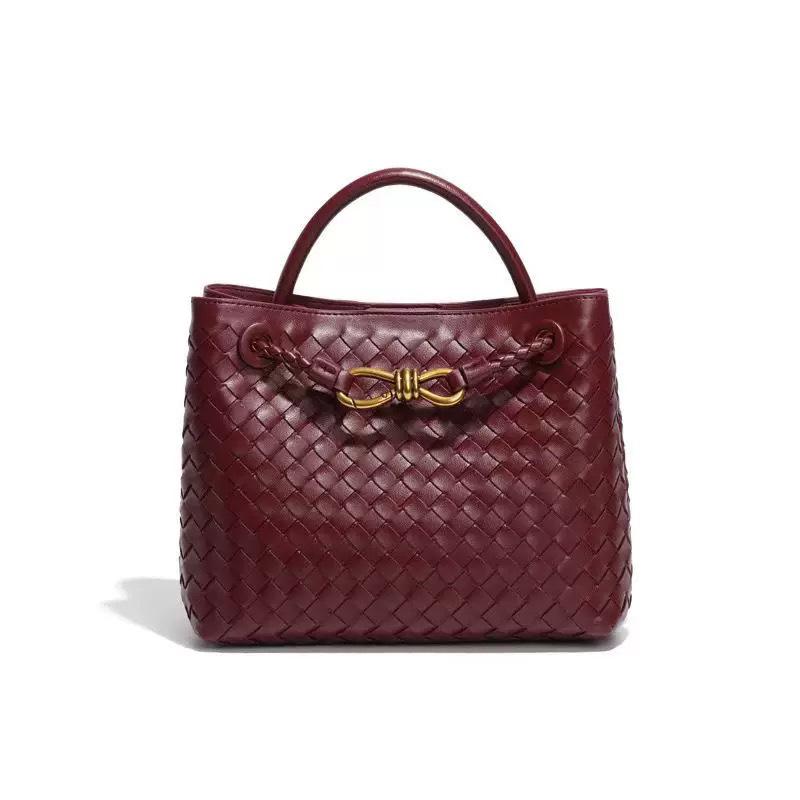 Плетеная металлическая веревочная пряжка Многоцелевая сумка-тоут: Сумка-тоут большой вместимости и сумка через плечо