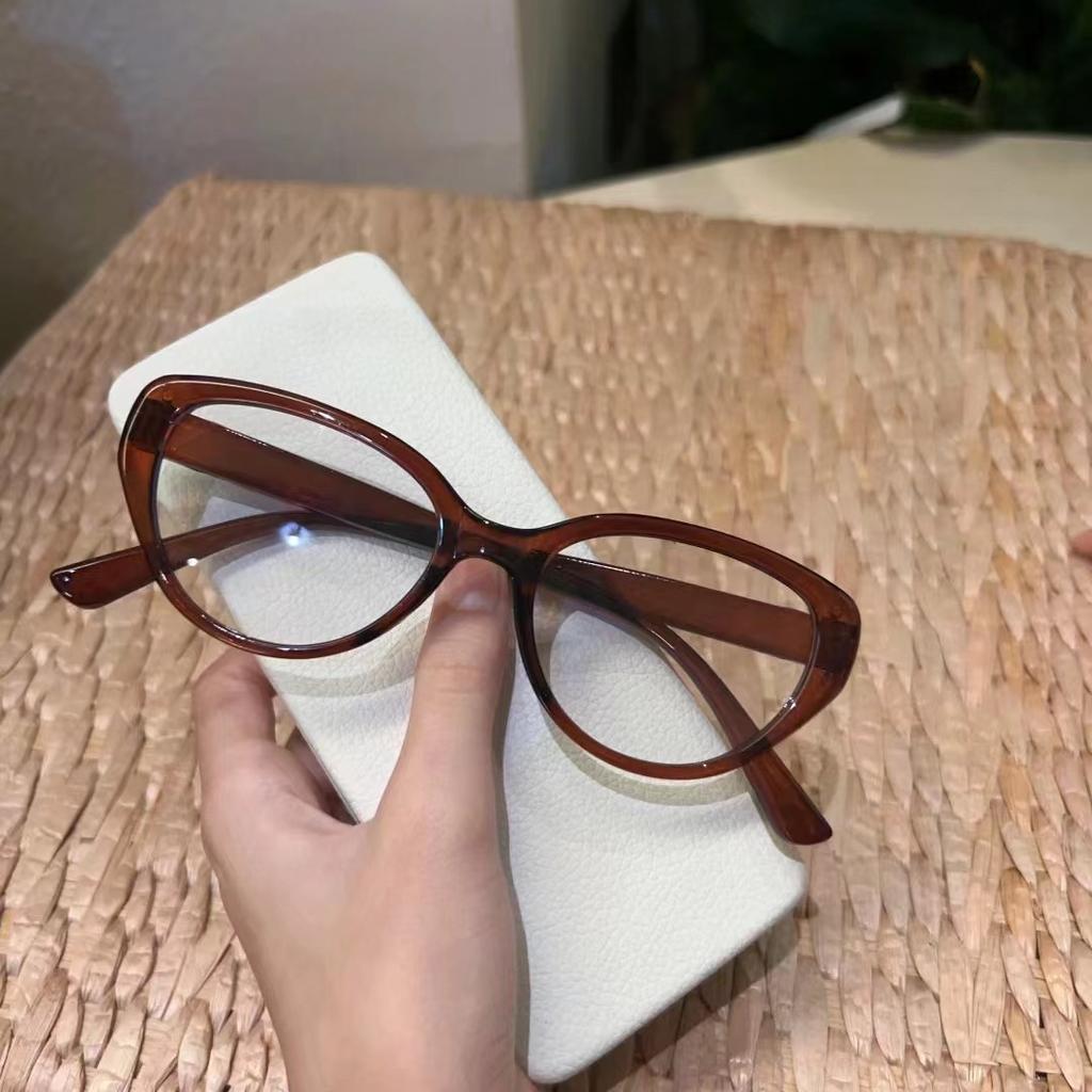 Cat Eye Style Myopia Glasses Women Men Ellipse Nearsighted Eyewear Glasses with Diopters Minus -1.0 -1.5 -2.5 -2.0 Oval Glasses