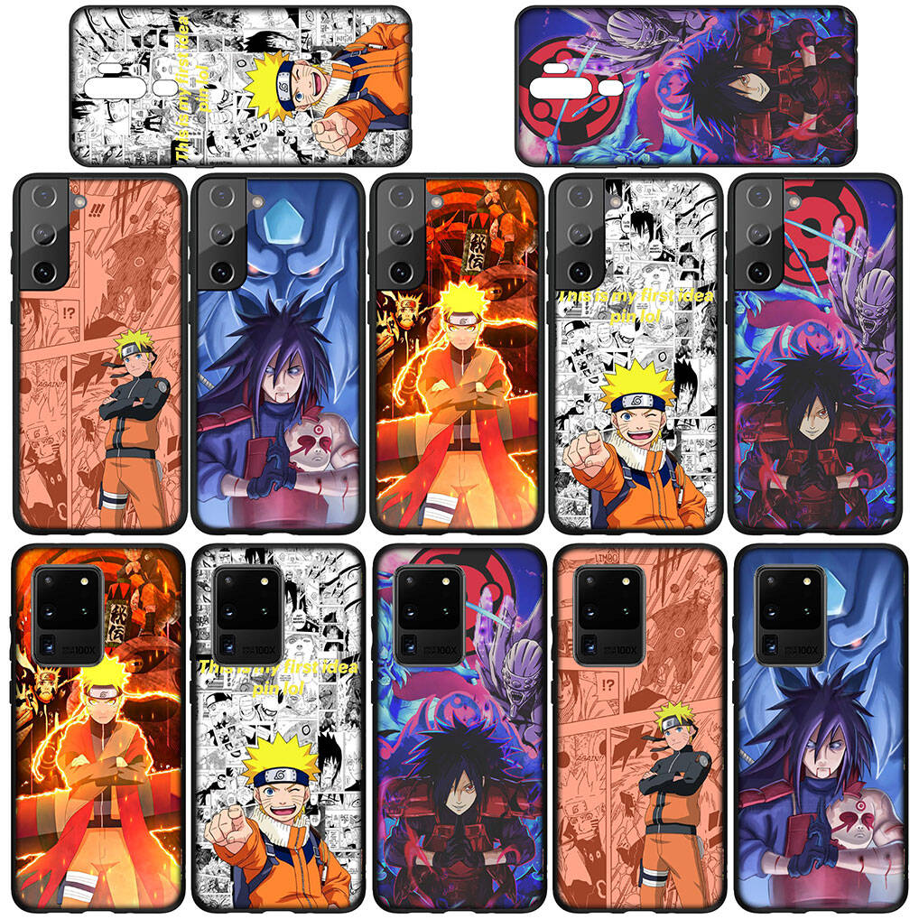 Для Samsung Galaxy S25 S24 S23 S22 Ultra FE Plus A17 A37 A57 A56 A55 A06 A16 A15 A36 A26 A35 A05 A25 A54 A34 Чехол для телефона Наруто Мадара Учиха Обложка
