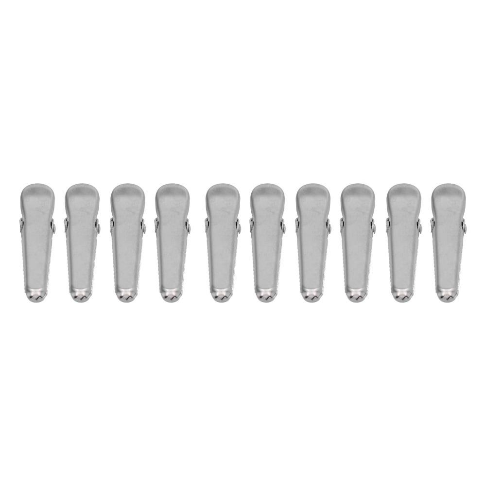 10 PCS Silver Bag Sealing Clip Food Storage Bag Clip Snacks Storage Bread Storage
