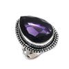 Аметист Ручной работы Серебро 925 пробы Ювелирное кольцо Размер 9.5 Z4U22