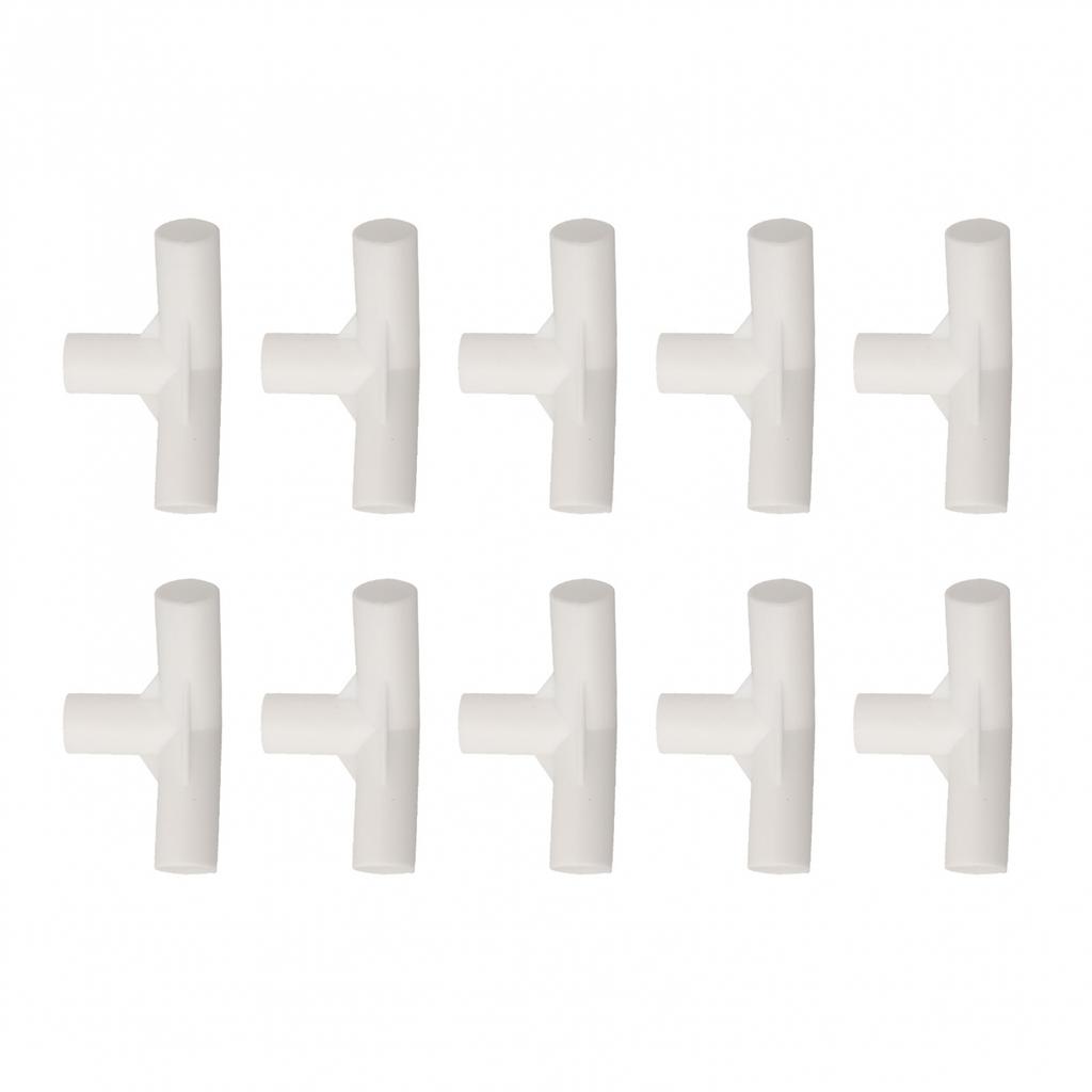 High Strength Canopy Pole Connector for Tents Wardrobes 16mm I D (10PCS)