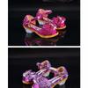 New Princess Shoes Kids Shoes Girls High Heels Dress Shoes Flower Butterfly Sandals Bowknot Crystal Princess Queen Cosplay Party Girl Dance Shoes