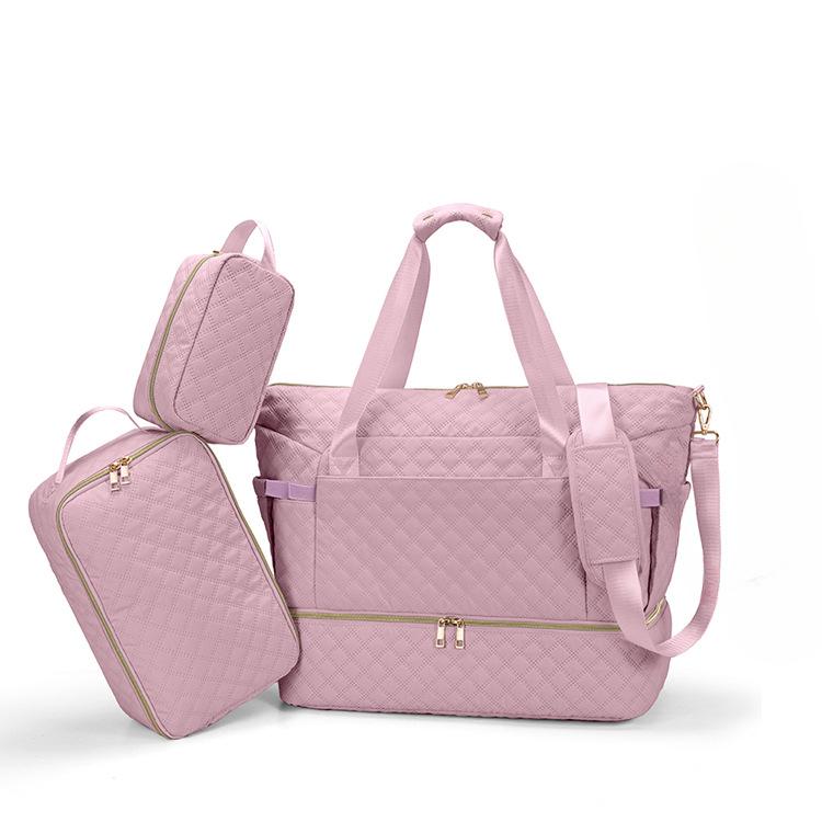 Mommy Bag Large Capacity Leisure Sports Diaper Bag Mother's Portable One Shoulder Travel Adjustable Trolley Luggage Bag Baby Bag