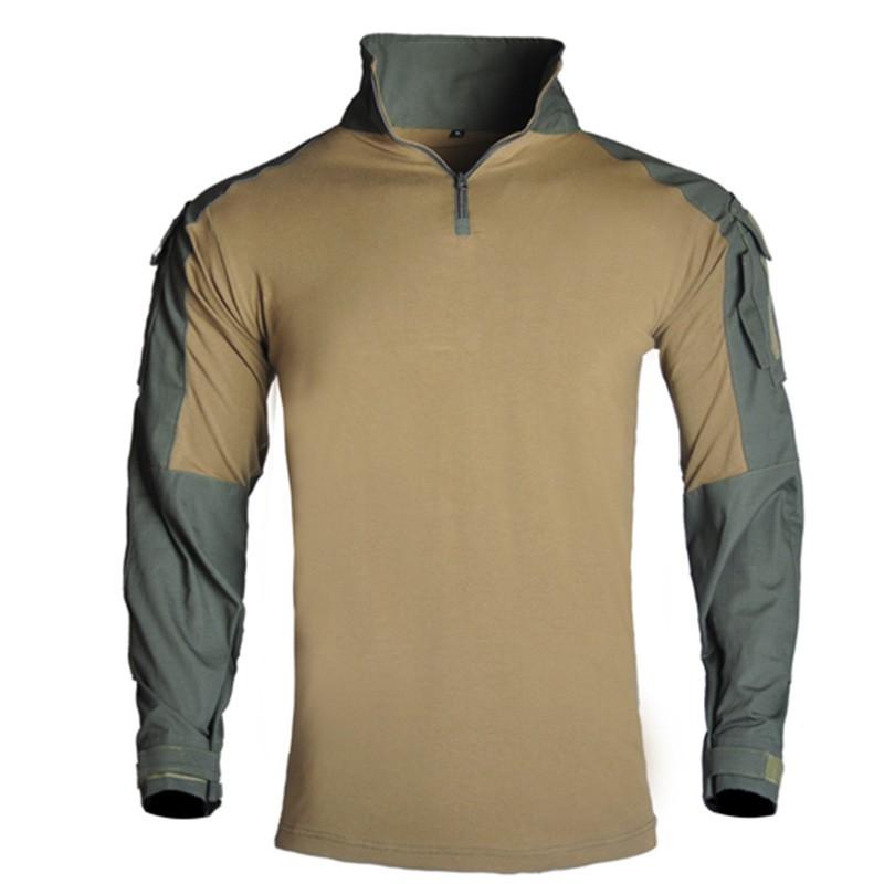 Tactical Camouflage Cycling Jersey Set Breathable Wear-resistant Outdoor Training Suit