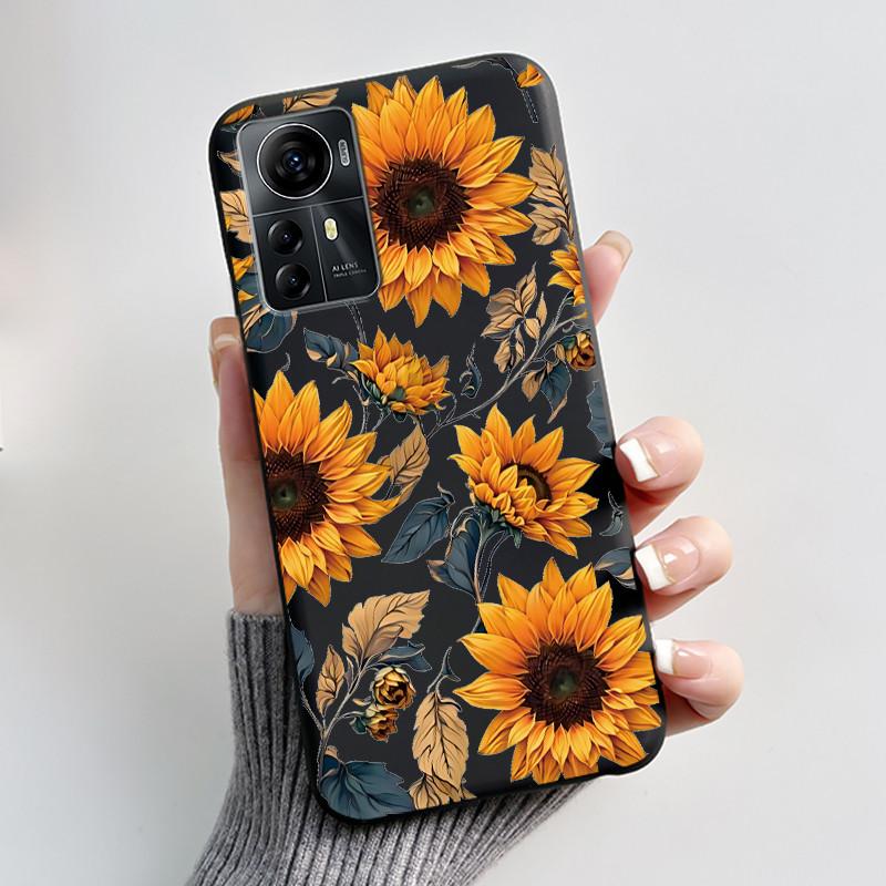 Чехол для ZTE Blade A72s A7050/V41 Умный чехол Роскошный Дракон Милый Крутой Мальчики Девочки Черный Матовый Мягкий ТПУ Силиконовый Чехол Задняя Крышка