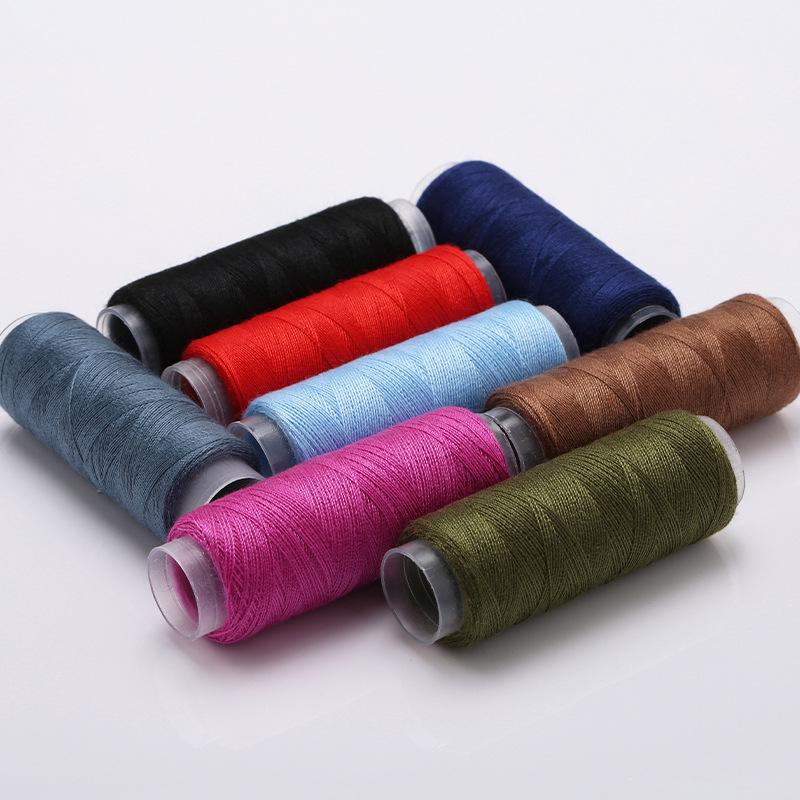 Цветные швейные нитки в рулонах для домашнего и хозяйственного использования - 402 полиэстер для ручного и машинного шитья