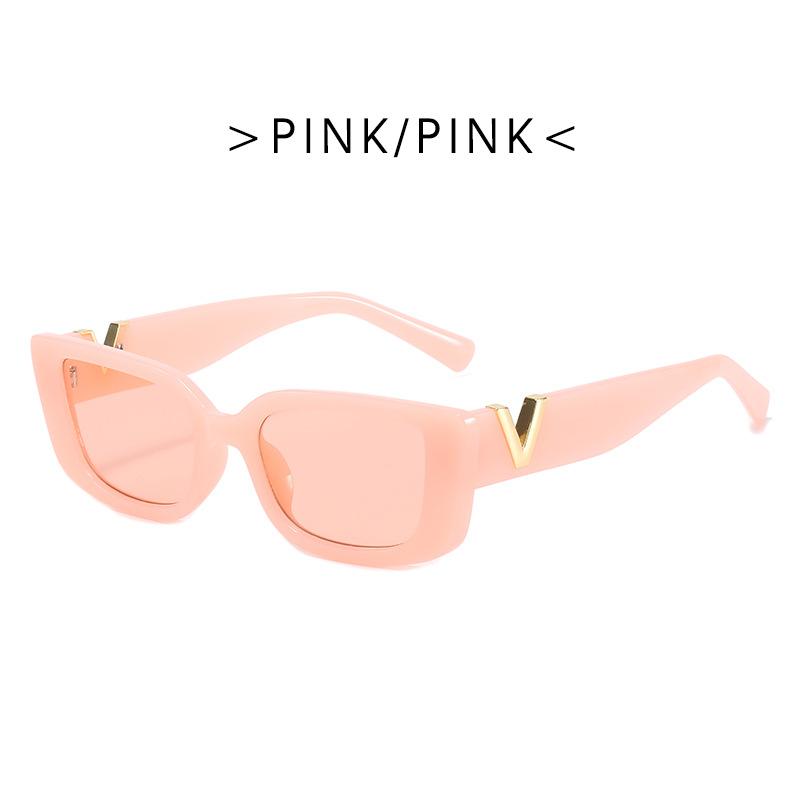 Fashion Cat Eye Sunglasses Women Luxury V Sun Glasses For Ladies Classic Rectangle Driving Shades Outdoor Traveling UV400