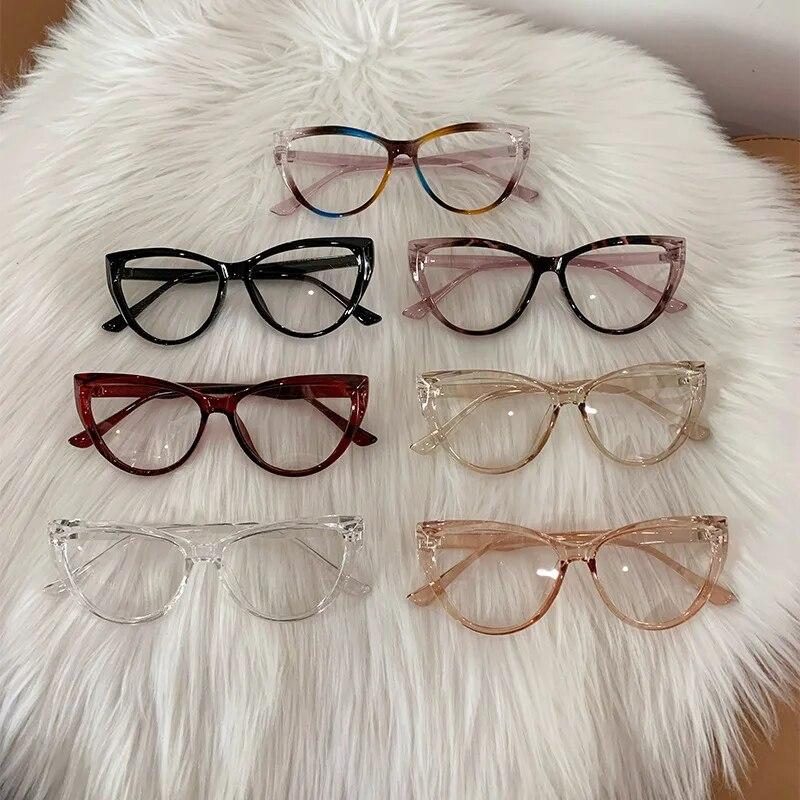 Blue Light Blocking Eye Protection Computer Glasses Trendy New Women's Optical Spectacle Eyeglasses Unisex Fashion Eyewear
