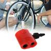 Air Nozzle Adapter Wide Range Uses Lightweight Design Wear-resistant High Strength Strong Cycling Tool Plastic Air Pump Valve Adapter for Riding