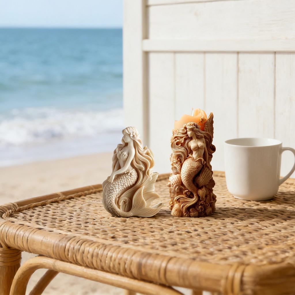 Сделай сам 3D формы для свечей, океанские силиконовые формы