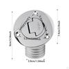 Крышка заливной горловины для палубы лодки, морская фурнитура для шланга 38 мм, удобная, прочная, из нержавеющей стали, для яхт, автофургонов