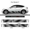 Черная защитная пленка для кузова автомобиля из ТПУ, невидимая для Tesla Model 3/Y 2017-2023, расширенный прозрачный комплект автомобильной одежды для передней и задней двери