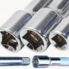 Набор удлинителей для торцевых головок 1/4" 3/8" Сталь CR-V Прочный трещоточный ключ Удлинительный стержень для ремонта Автомобилей Машин Мотоциклов