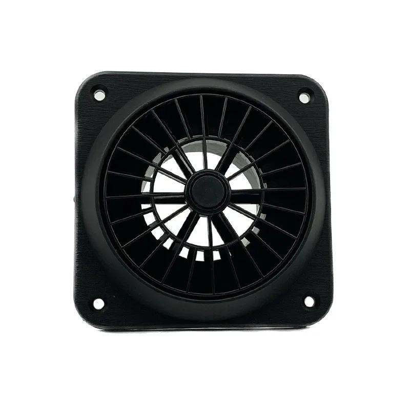 1/2/4/6X 60mm/2.36" Warm Diesel Heater Conditioner Ducting Duct Air Vent Outlet with Fan Black For Webasto Car Truck Camper VAN