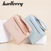 Baellerry модный женский короткий кошелек с ремешком на запястье, несколькими отделениями для карт, застежкой-молнией и монетницей