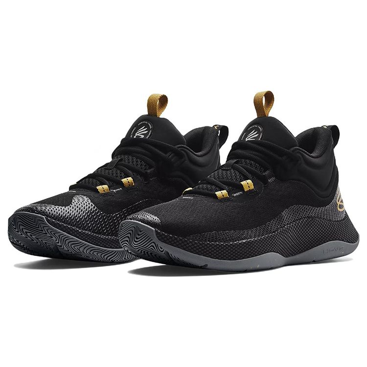Under Armour Мужские кроссовки Curry HOVR Splash Black Pitch Grey 3024719-005