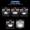 Strong Light LED Induction Headlamp Built-in Battery USB Rechageable Headlight Outdoor Waterproof Fishing Camping Headlight