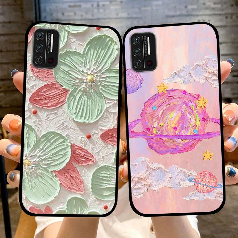 Чехол для Umidigi A7s Силиконовый Мягкий ТПУ Модный Цветной Рисованный Чехол для Телефона Coque Для UMIDIGI A7S Ударопрочный Fundas Capa