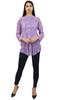 Phagun Women's Purple Floral Digital Printed Georgette Casual Tunic Top