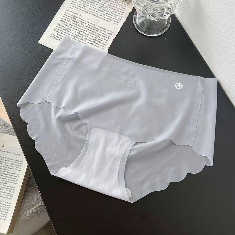 Женское бесшовное нижнее белье Ice Silk Quick-Dry: Ультратонкие, телесные, 3D персиковые бедра, подходят для летнего фитнеса и йоги