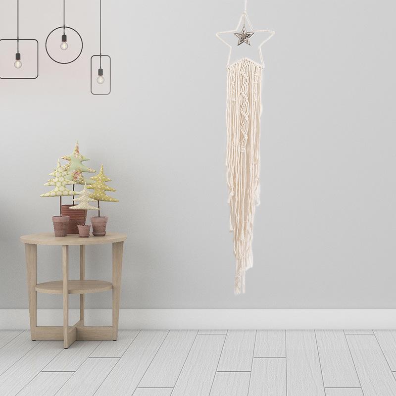 Тканый вручную гобелен Ловец снов Луна Скандинавский гобелен Подарок на день рождения Настенное украшение Домашнее подвесное украшение