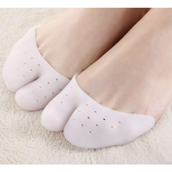 Мягкие силиконовые подушечки для ног Titan, комплект с обеих сторон, белый, 1 комплект, 2 шт.