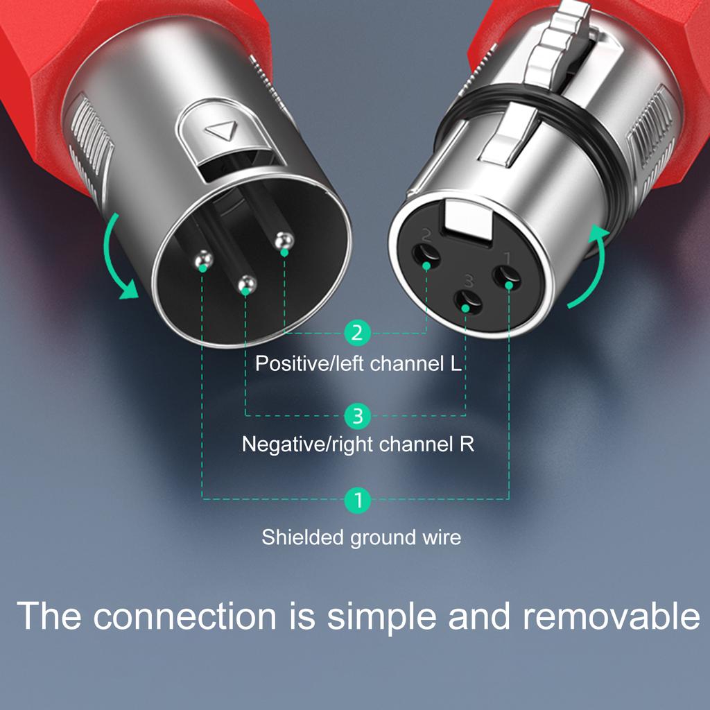 XLR 3Pin кабельный разъем 3Pin мужской и женский разъем для звуковых систем High Fidelity 3Pin XLR адаптер