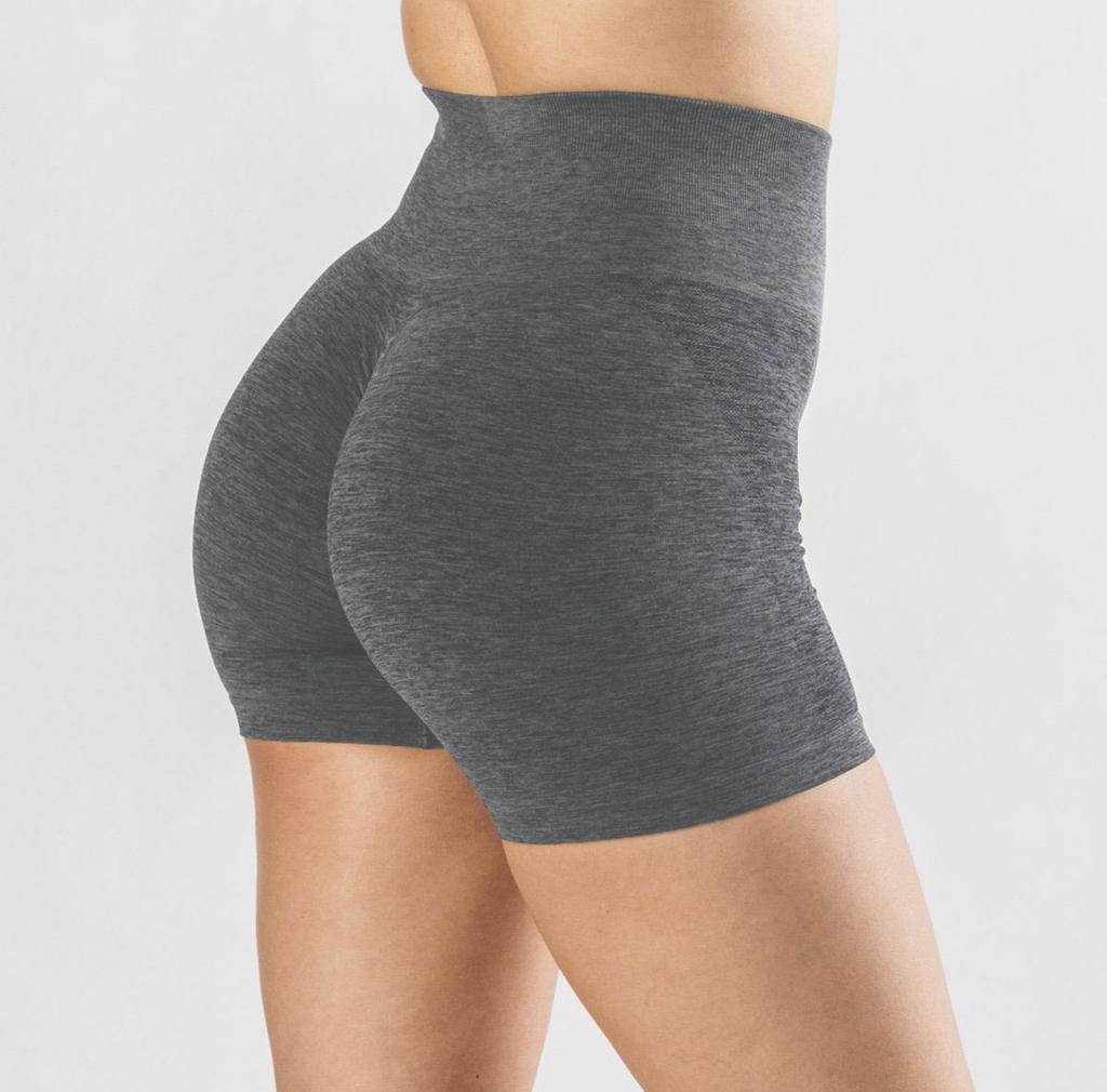 Шорты для тренировки ягодиц для женщин, бесшовные шорты с высокой талией для тренажерного зала и йоги