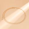 Sweet and Cool Beach Chain Versatile Body Chain, Simple Double-layer Rhinestone Full Diamond Waist Chain for Women