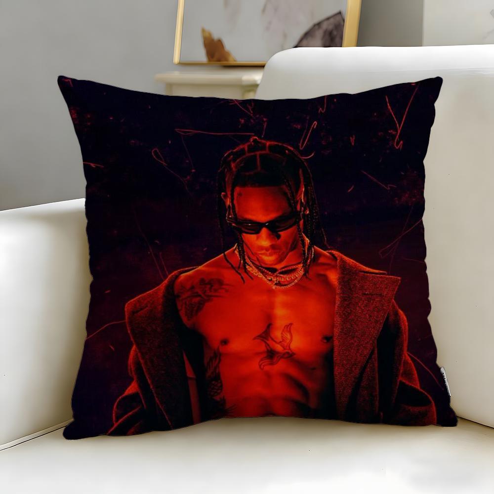 Популярный рэпер A$AP Rocky Наволочка Мягкая Легко стирающаяся Универсальная для Дивана Кровати Путешествий и Офиса