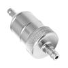 8mm 5/16" Aluminium Inline Fuel Petrol Diesels Filter Universal Silver