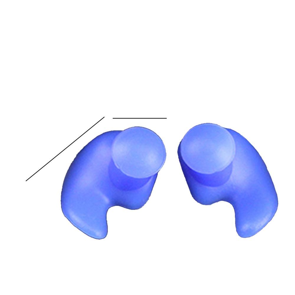1 Pair Height 25mm Swimming Ear Plugs Silicone Reusable Ear Plugs Swim Earplugs For Bathing
