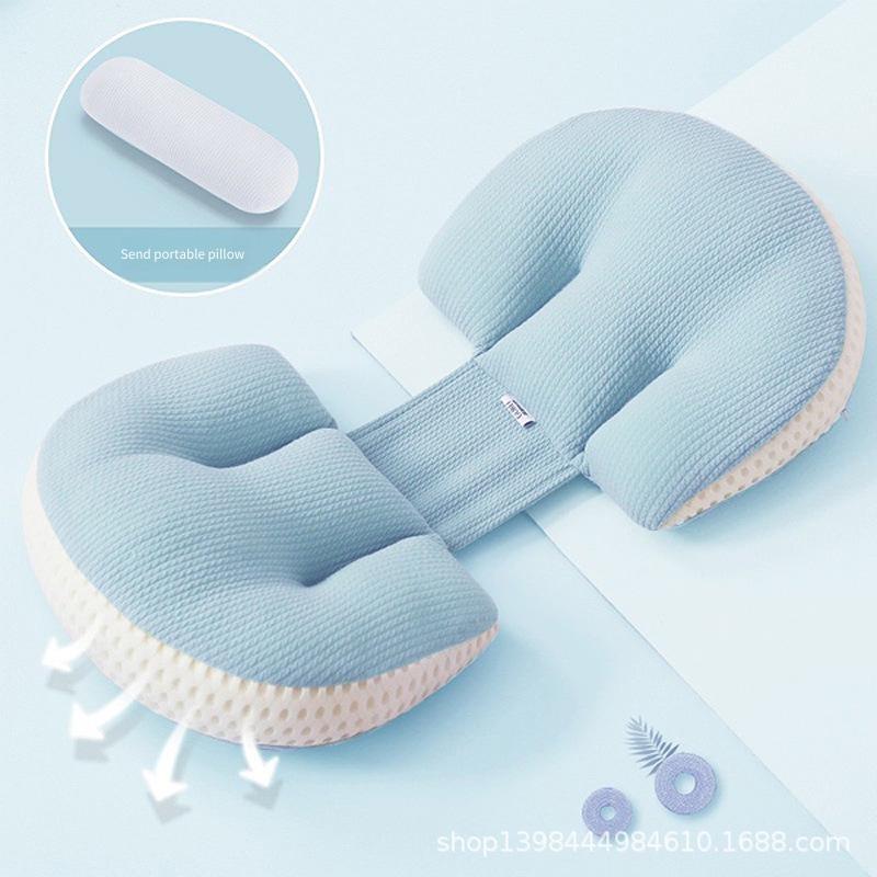 Pregnant Pillow Waist Support Side Sleeping Pillow Nursing Pillow U Shaped Cushion Washable Multifunctional Sleep Miracle Pillow