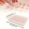 1PC 24 Grids Egg Holder For Refrigerator, Deviled Egg Tray With Lid, Clear Stackable Plastic Egg Storage Containers For Kitchen