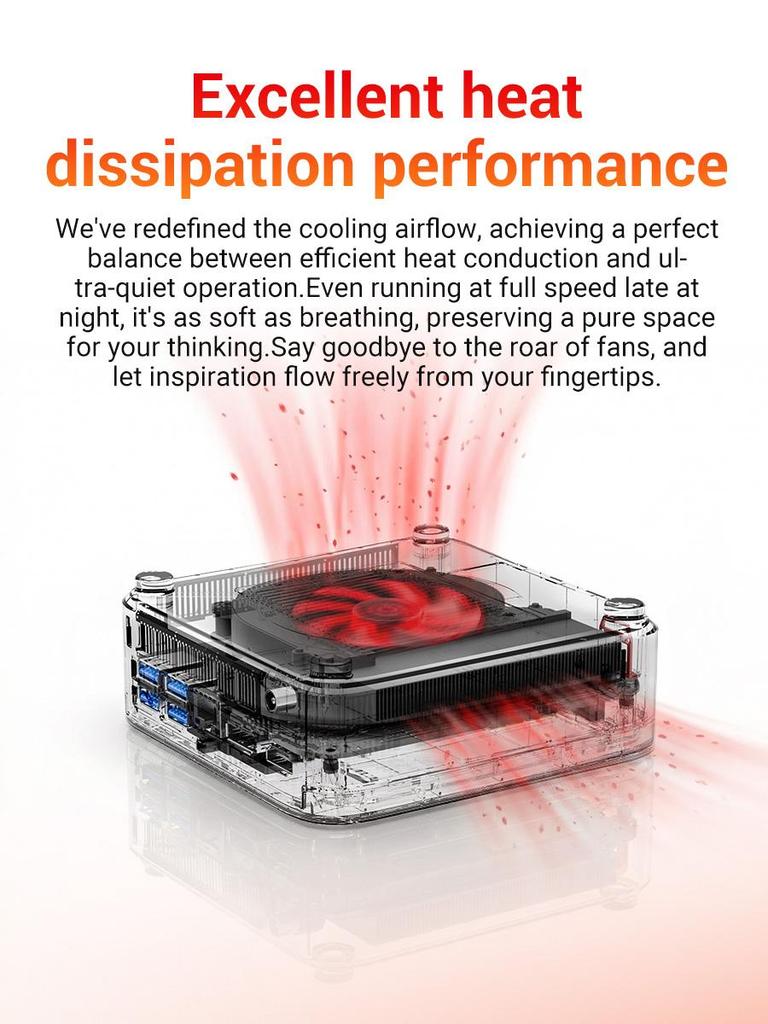 FIREBAT Мини-ПК R3 AMD Ryzen 3 4300U 8 ГБ/16 ГБ ОЗУ LPDDR4 256 ГБ/512 ГБ SSD M.2 SATA Windows 11 Pro Настольный компьютер WiFi6 BT5.2