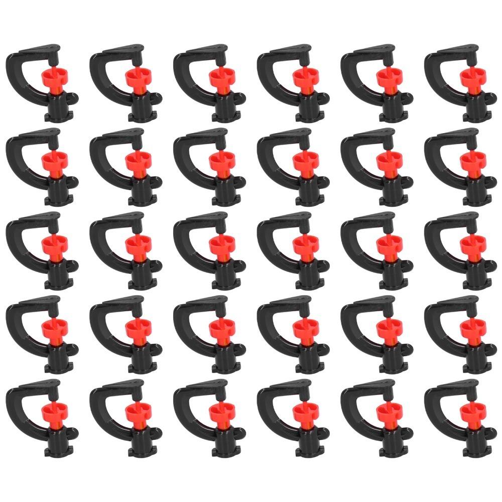 30PCS ABS Sprinkler Head Rotating Rotating Spray Nozzle Durable Atomizing Nozzle  Garden Watering