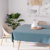Square Stain-resistant Tablecloth 180X180 Cm ALIX Celadon Blue, by Soleil D'ocre