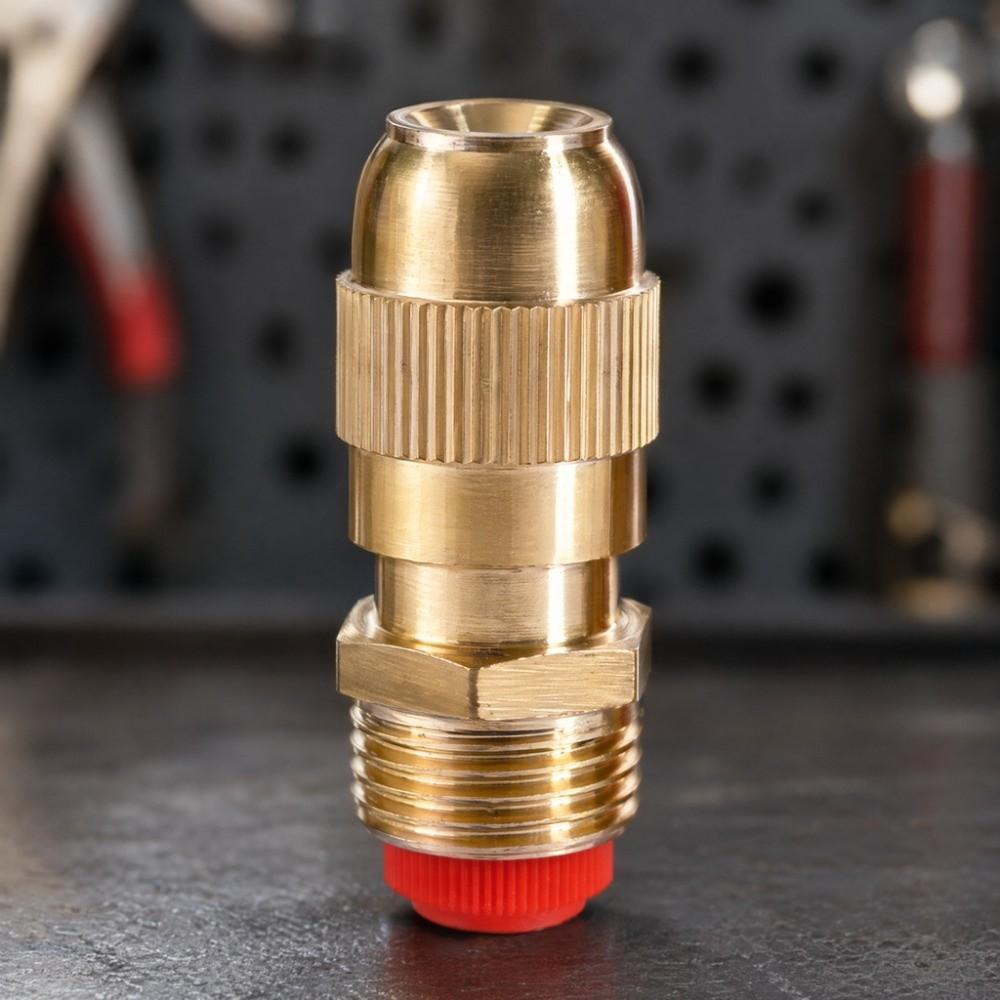2PCS Brass Misting Nozzle Adjustable Irrigation Nozzle Durable Garden Sprinkler Nozzle Roof Cooling