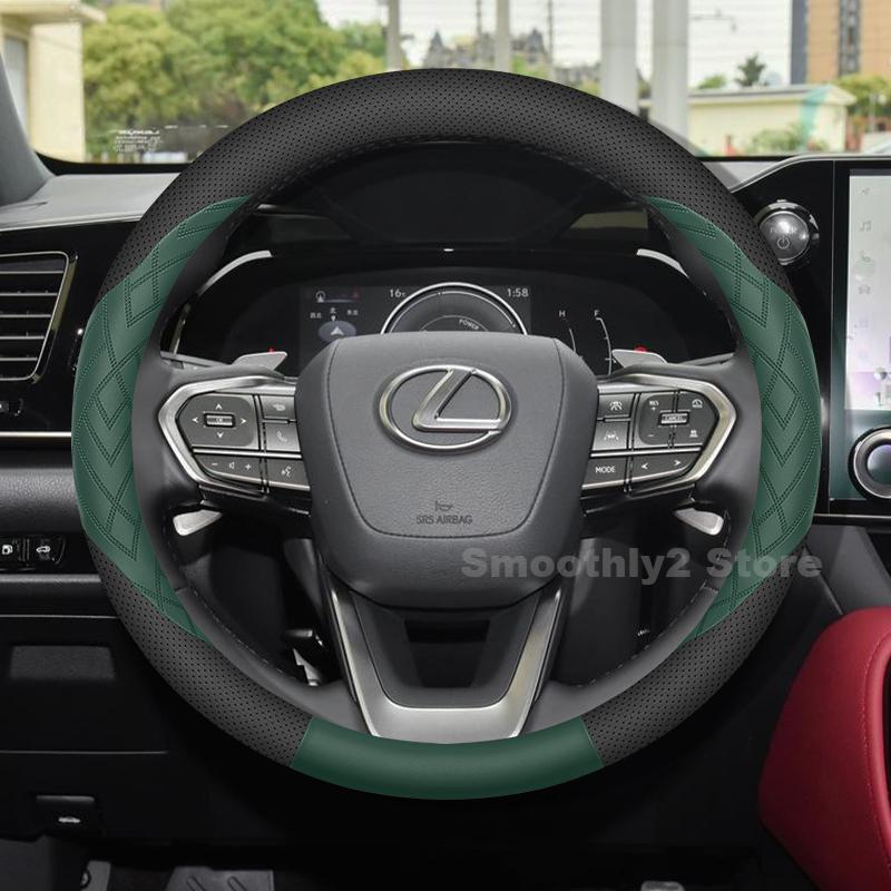 Кожаный чехол на руль автомобиля для Lexus NX450h+ NX250 NX350 NX350h NX350 F Sport 2025 Чехлы для Чехлов Автоаксессуары 2026